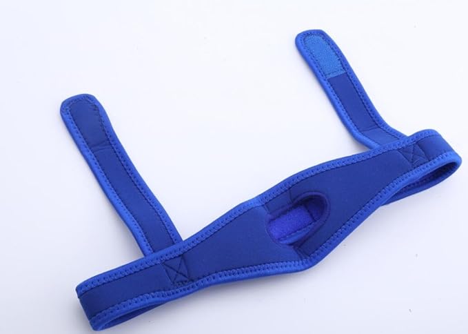 Mentonnière anti-ronflement – Bandeau de maintien ajustable en néoprène pour le sommeil