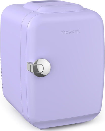 Mini-réfrigérateur avec fonction chaud/froid, petit réfrigérateur pour cosmétiques, mini-réfrigérateur portable pour dortoir et voiture