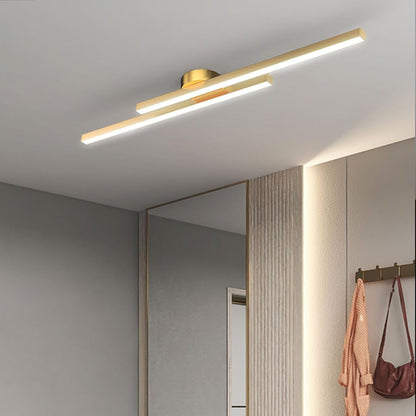 Plafonnier LED encastré — Disque rond à profil bas de 21 cm pour chambre, couloir, entrée — Montage en surface moderne en aluminium et acrylique avec