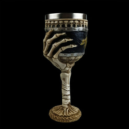 SkullSip™ - Gothic Skeleton Goblet