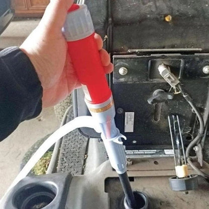 Battery-Operated Liquid Transfer Siphon for Gas Fuel Water Antifreeze | Portable Fluid Pump for Car Lawnmower Generator RV Camping Garage