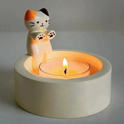 CANDLEPAWS – Bougeoir chaton mignon