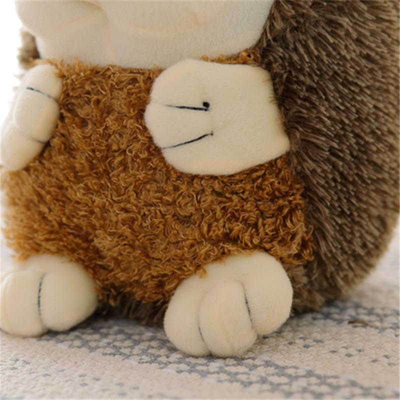 Plush Hedgehog Stuffed Animal Toy – Soft Cuddly Woodland Creature Doll for Kids Toddlers & Babies, Adorable Smiling Face with Sparkly