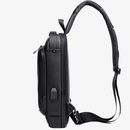 Compact Sling Bag with Combination Lock for Men and Women Crossbody Security Chest Pack for Travel Commute Outdoors