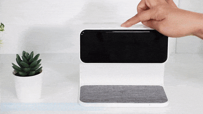 Réveil numérique avec socle de charge sans fil – Design moderne