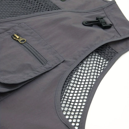 POCKETNEST – Casual Outdoor Vest with Secure Zipper Pockets