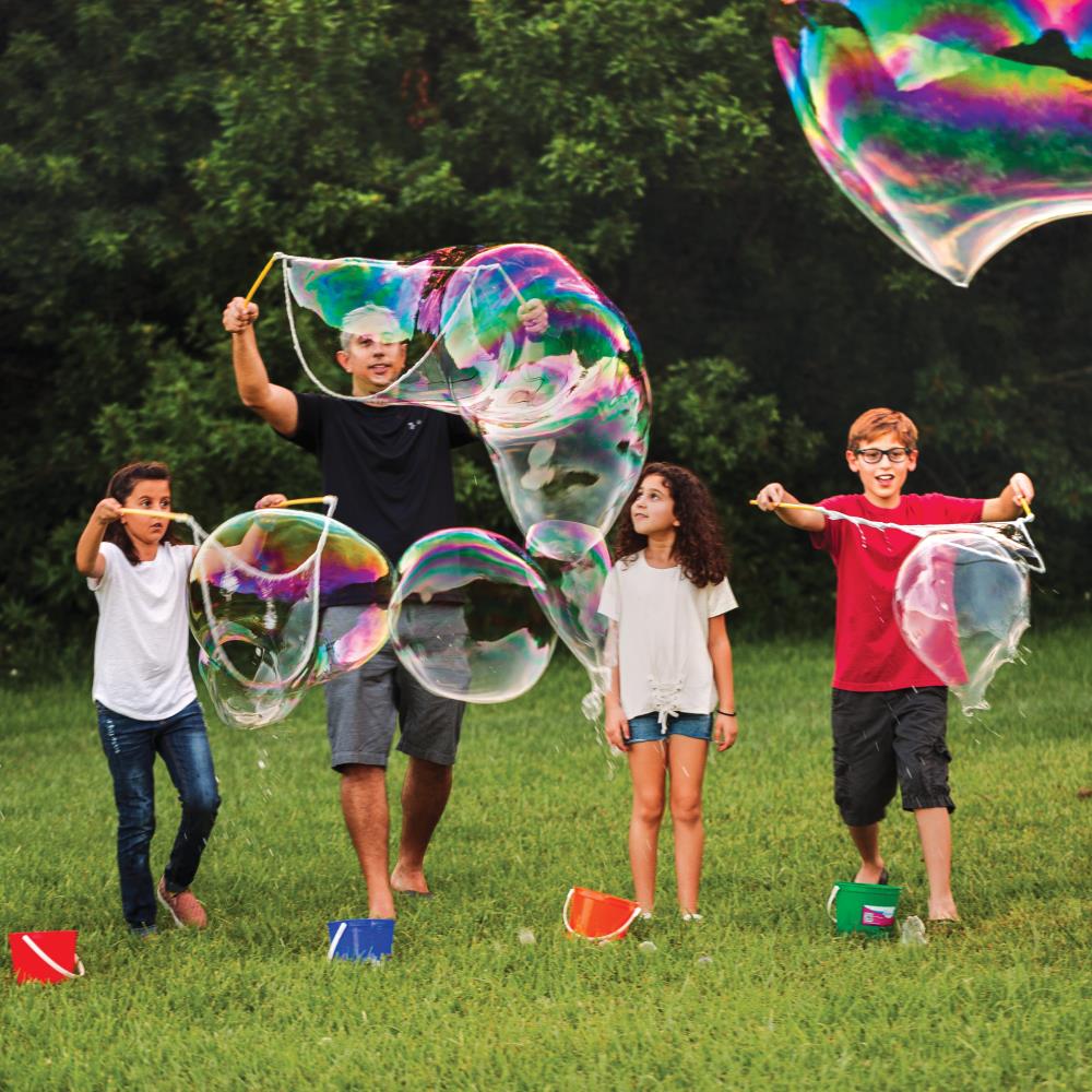 Grand kit de bulles pour enfants – Solution à bulles amusante