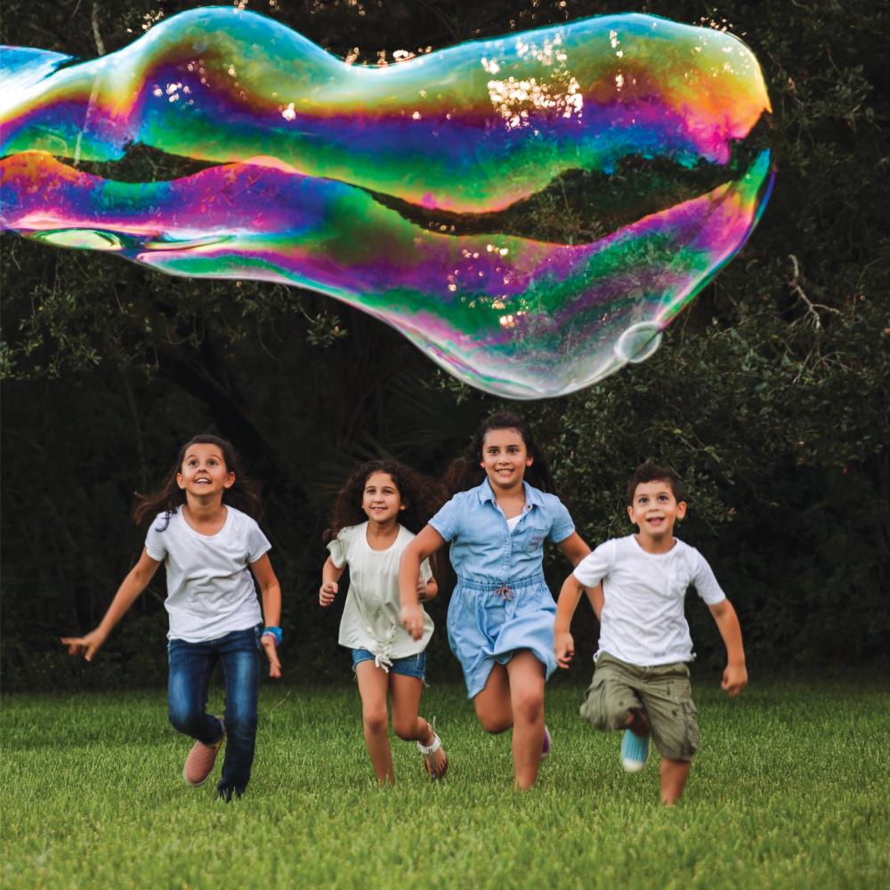 Grand kit de bulles pour enfants – Solution à bulles amusante