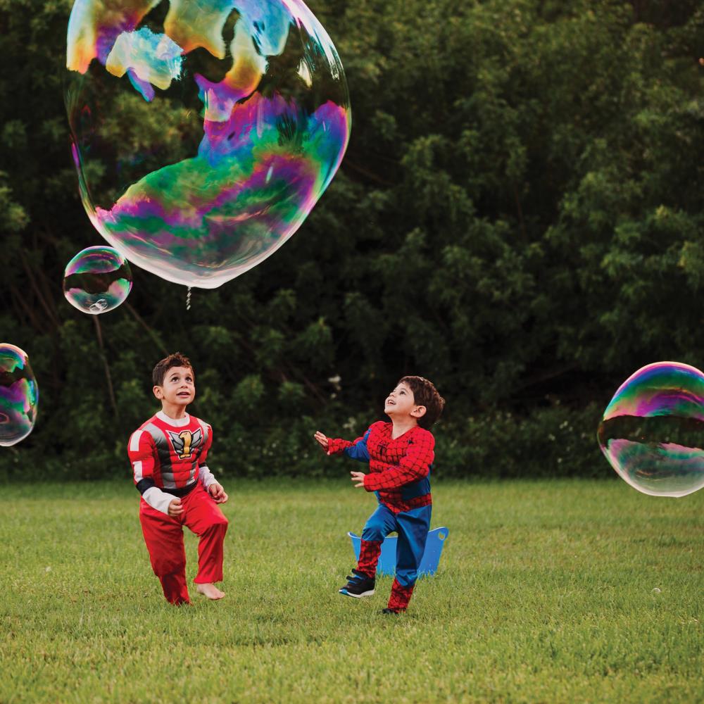 Grand kit de bulles pour enfants – Solution à bulles amusante