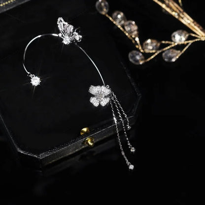 Butterfly Stud Earrings with AAA Cubic Zirconia – Hypoallergenic Nickel-Free Design for Sensitive Ears, Everyday Elegance & Gift-Ready