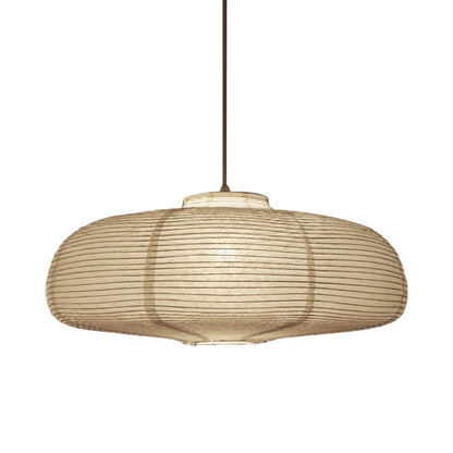 Japanese Paper Lantern Pendant Light White Round Ceiling Fixture for Dining Room Bedroom Kitchen Island Hanging Lamp E26 Base Modern Asian