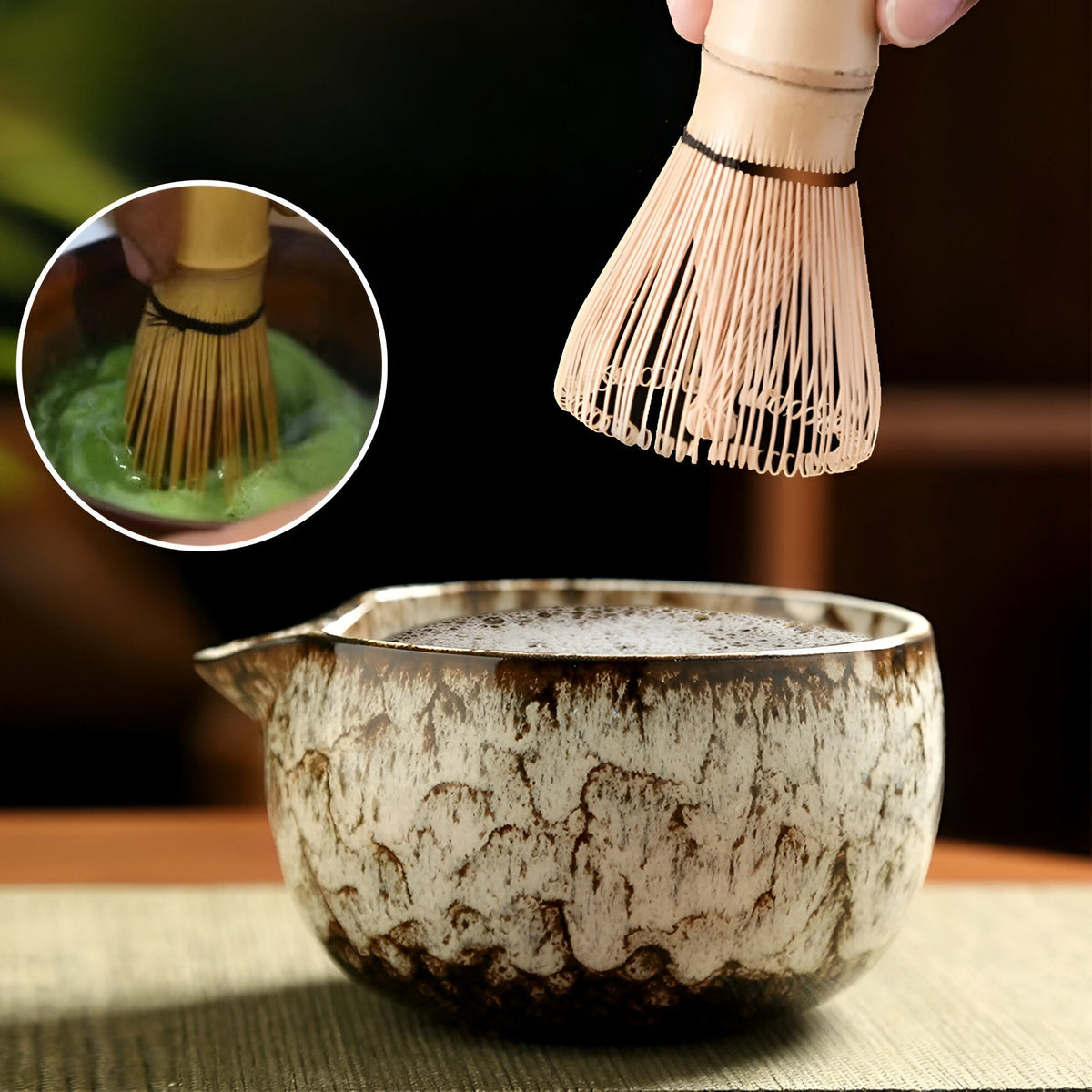 Matchira – Set de préparation traditionnel pour thé matcha (6 pièces)