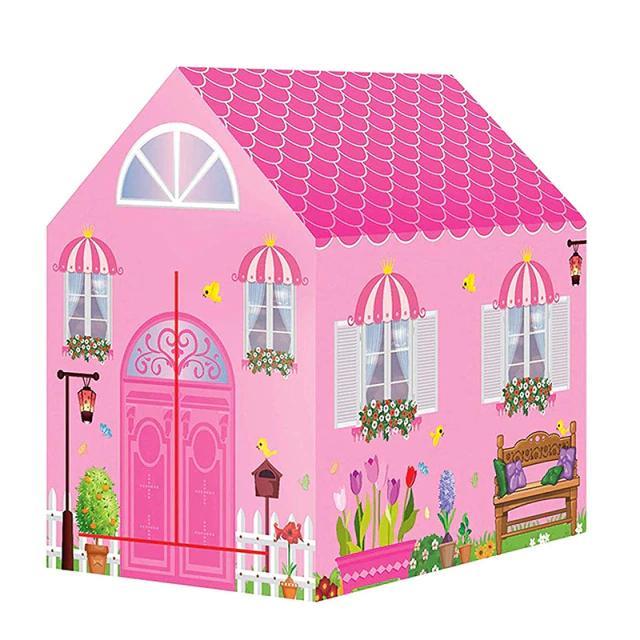 Kids Play Tent Castle Playhouse for Indoor & Outdoor – Pop-Up Hideaway Fort for Toddlers Girls Boys – Portable Lightweight Folding Cottage