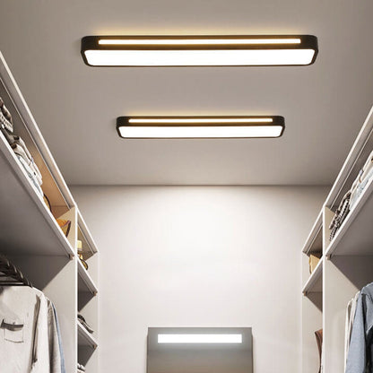 Sleek Rectangular LED Ceiling Light Fixture — Modern Acrylic Flush Mount for Bedroom, Hallway & Living Room