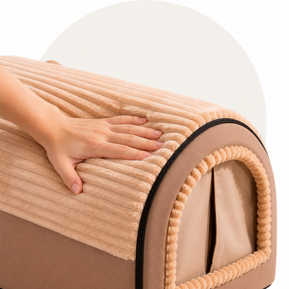 Ortekor All-Season Foldable Washable Dog Cave Bed (Non-Slip Base)