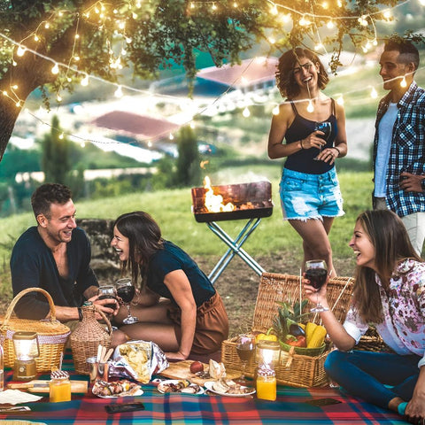 Outdoor Essentials | Waterproof Picnic Blanket with Soft Top Layer | Foldable Mat for Outdoor Comfort and Versatility