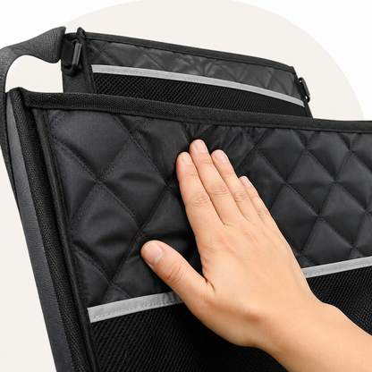 Ortekor Oxford Fabric & Machine-Washable Car Seat Extender (Storage Pocket)