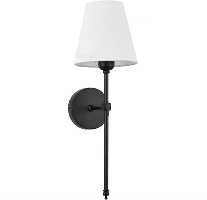 Applique murale LED rechargeable 22 pouces, télécommandée, luminosité réglable, trois températures de couleur, structure en métal, pour chambres et couloirs
