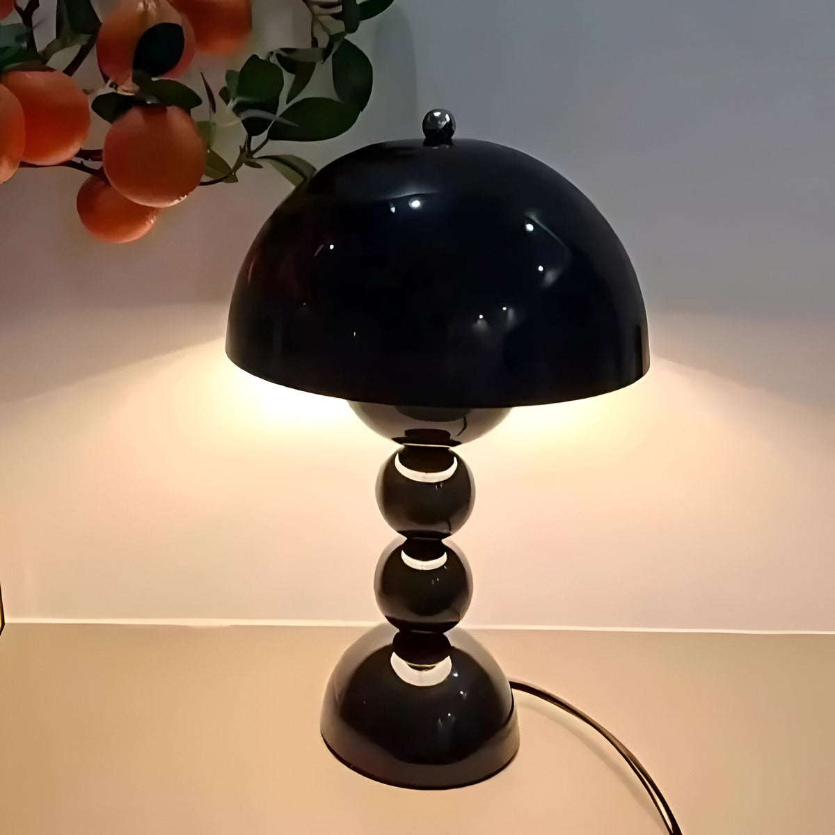 Cordless LED Nightstand Light with USB Charging, 11-Inch Sculptural Acrylic Glow for Bedroom, Desk, Reading Nook | Modern Ambient Portable L