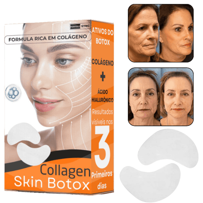 Hydrating Collagen Face Mask with Hyaluronic Acid for Plump Smooth Radiant Skin | Firming Anti-Wrinkle Treatment for Women & Men