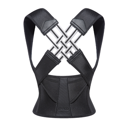 Adjustable Upper Back Support Brace for Shoulder Alignment and Spinal Relief – Unisex Posture Aid