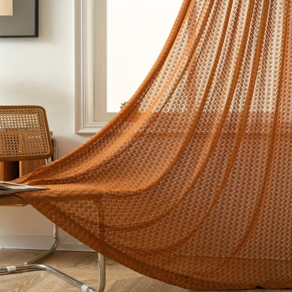 SunWeave – Bohemian Crochet Curtain
