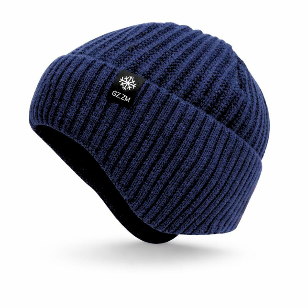 Fleece-Lined Trapper Hat with Ear Flaps – Winter Bomber Beanie for Men & Women