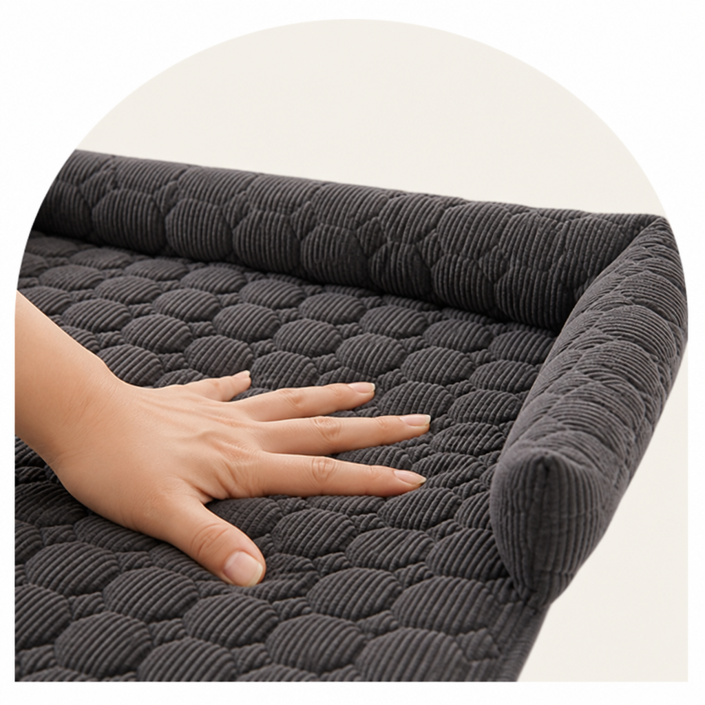 Ortekor Non-Slip & Scratch-Resistant Plush Pet Mat