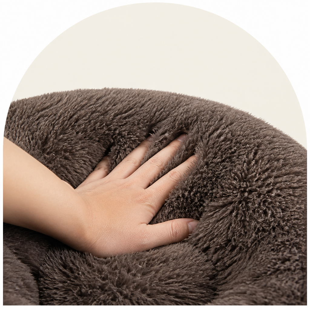 Ortekor Plush Donut Bolster Bed