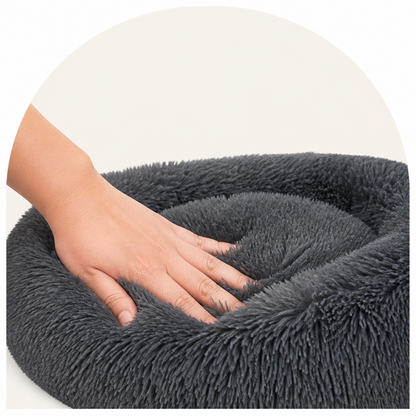Ortekor Calming Plush Donut Dog Bed