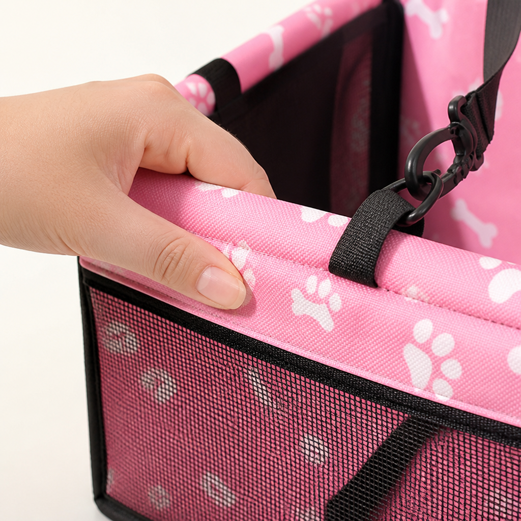 Ortekor Adjustable Safety Strap Dog Car Seat (Foldable)