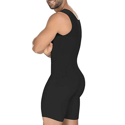 Men's Compression Shaper Undershirt with Posture Support for Stomach Slimming & Torso Firming