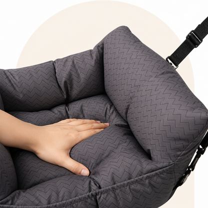 Ortekor Breathable Polyester Travel Carrier (Safety Hook & Car Seat Fit)