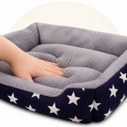 Ortekor Blue Star Easy-Clean Polyester Dog Mat