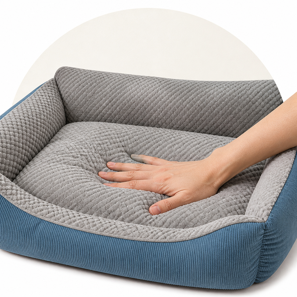 Ortekor Plush High-Back & Thick Padding Pet Sofa Bed