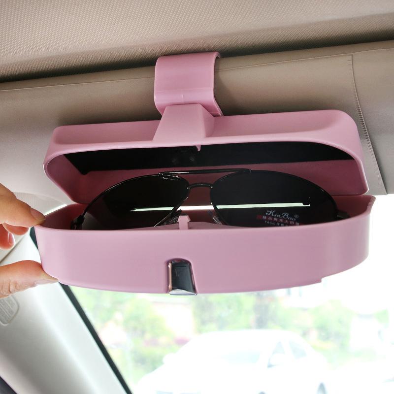 Organisateur de lunettes pour pare-soleil de voiture – Porte-lunettes à ouverture tactile pour SUV et camion