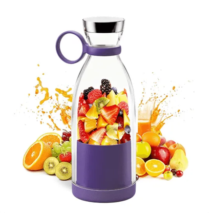Rechargeable Personal Blender Bottle with USB Charging for Smoothies Shakes & Protein Drinks – Portable Single Serve Blender Mixer Cup for