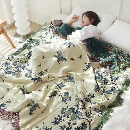 Orion Multi-Layer Blanket - 100% Cotton, Textured Jacquard