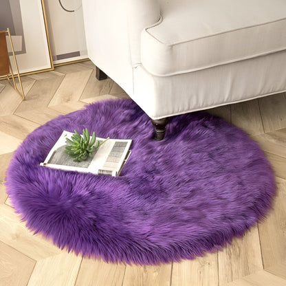 Raven Plush Area Rug - High-Density Velvet, Non-Slip