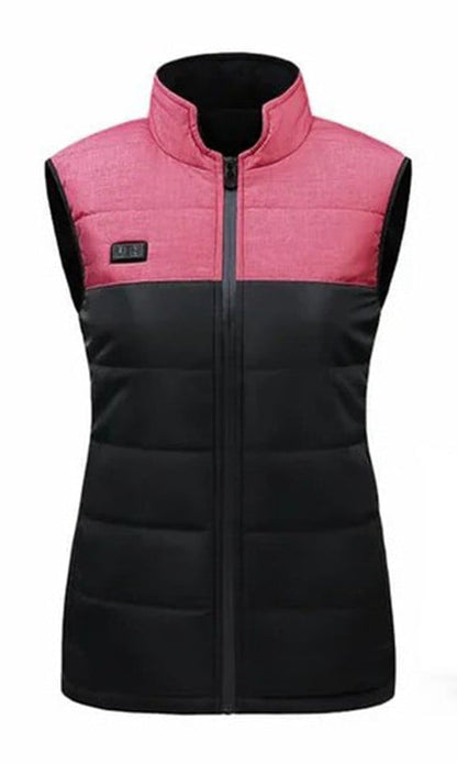 Heated Vest with 15 Heating Zones & 6 Temperature Settings for Men & Women – Rechargeable Battery-Powered Warming Jacket for Outdoor Work
