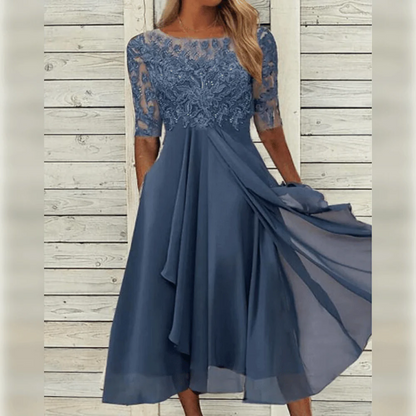 Women's Versatile Occasion Dress – Elegant Long-Sleeve Design for Weddings, Parties & Events in Multiple Colors