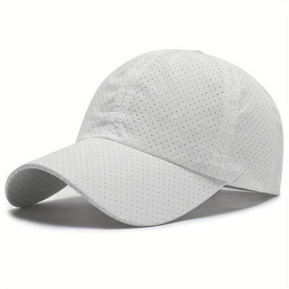 Breathable Mesh Baseball Cap with UV Protection for Outdoor Sports, Hiking, Running & Cycling | Lightweight Fast-Drying Summer Hat for