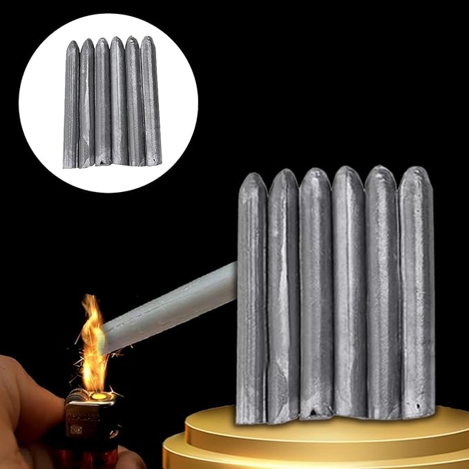 Low-Temperature Metal Repair Rods for DIY Bonding & Fixes | 10-Piece Aluminum Alloy Set for Home & Auto | Works with Torch or Lighter | Mult