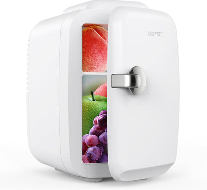 Mini-réfrigérateur avec fonction chaud/froid, petit réfrigérateur pour cosmétiques, mini-réfrigérateur portable pour dortoir et voiture