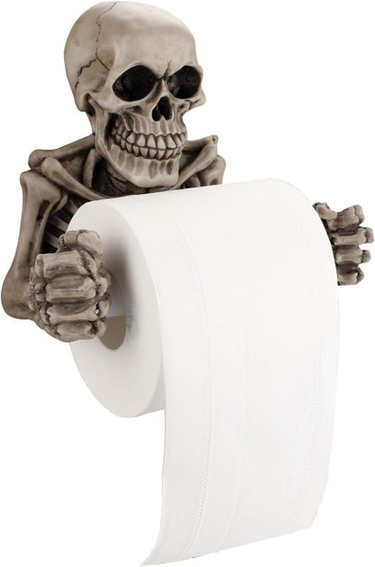 Bones & Rolls™ - Skull Toilet Paper Holder