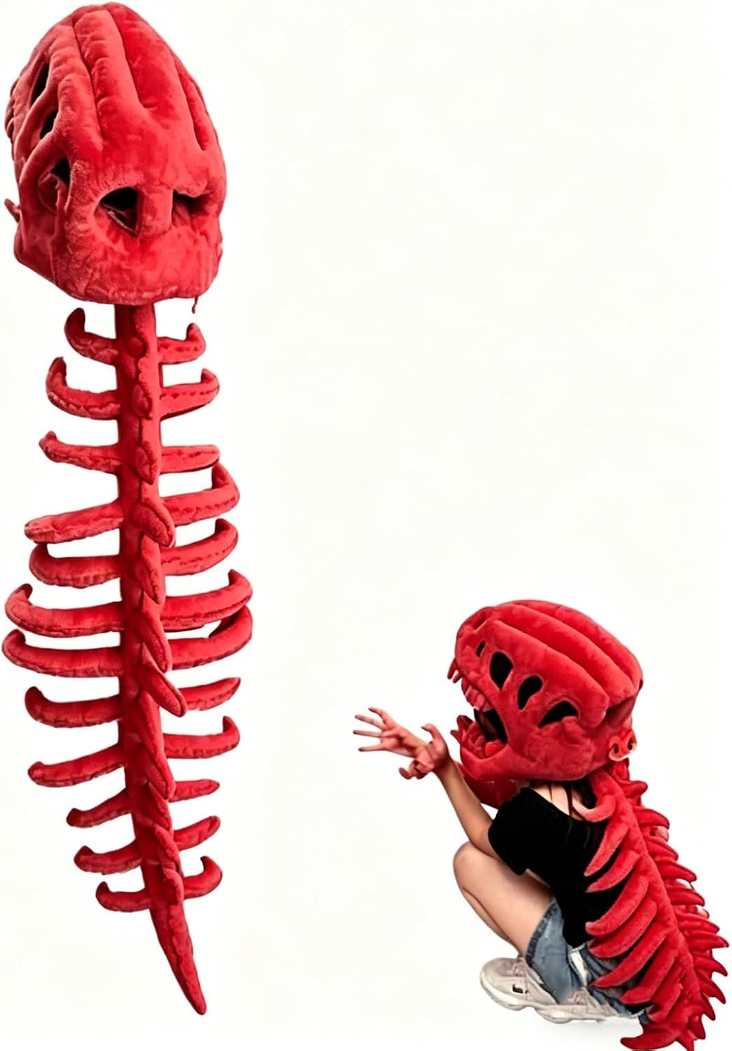 Dinosaur Costume | 3D Skeleton Design for Realistic Halloween Dress-Up