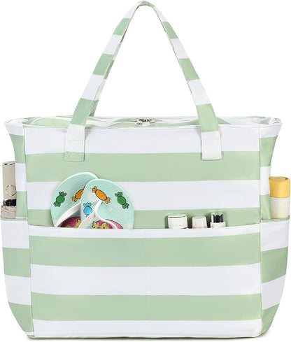 Sac fourre-tout de plage imperméable Ortekor avec compartiment pour affaires mouillées | Bagage cabine extra-large pour les week-ends