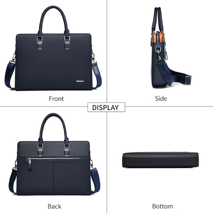 Executive Leather Laptop Bag 15.6-Inch for Work Travel School Office Business Men Women Professionals