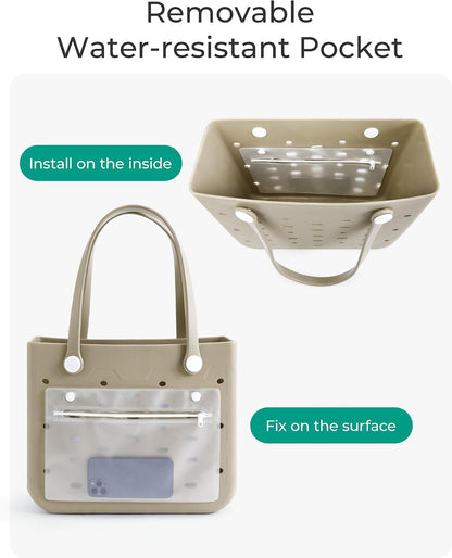 Sac cabas en caoutchouc résistant à l'eau Ortekor avec design anti-sable | Indispensable de vacances élégant pour profiter de l'été