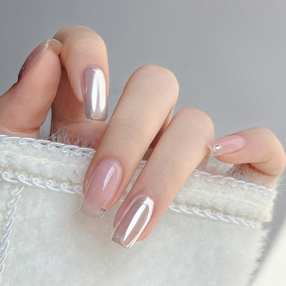 Mirror Chrome Nail Powder for High-Gloss Metallic Manicure Finish – Works on Gel, Acrylic & Natural Nails – Easy DIY Application for Salon-Q